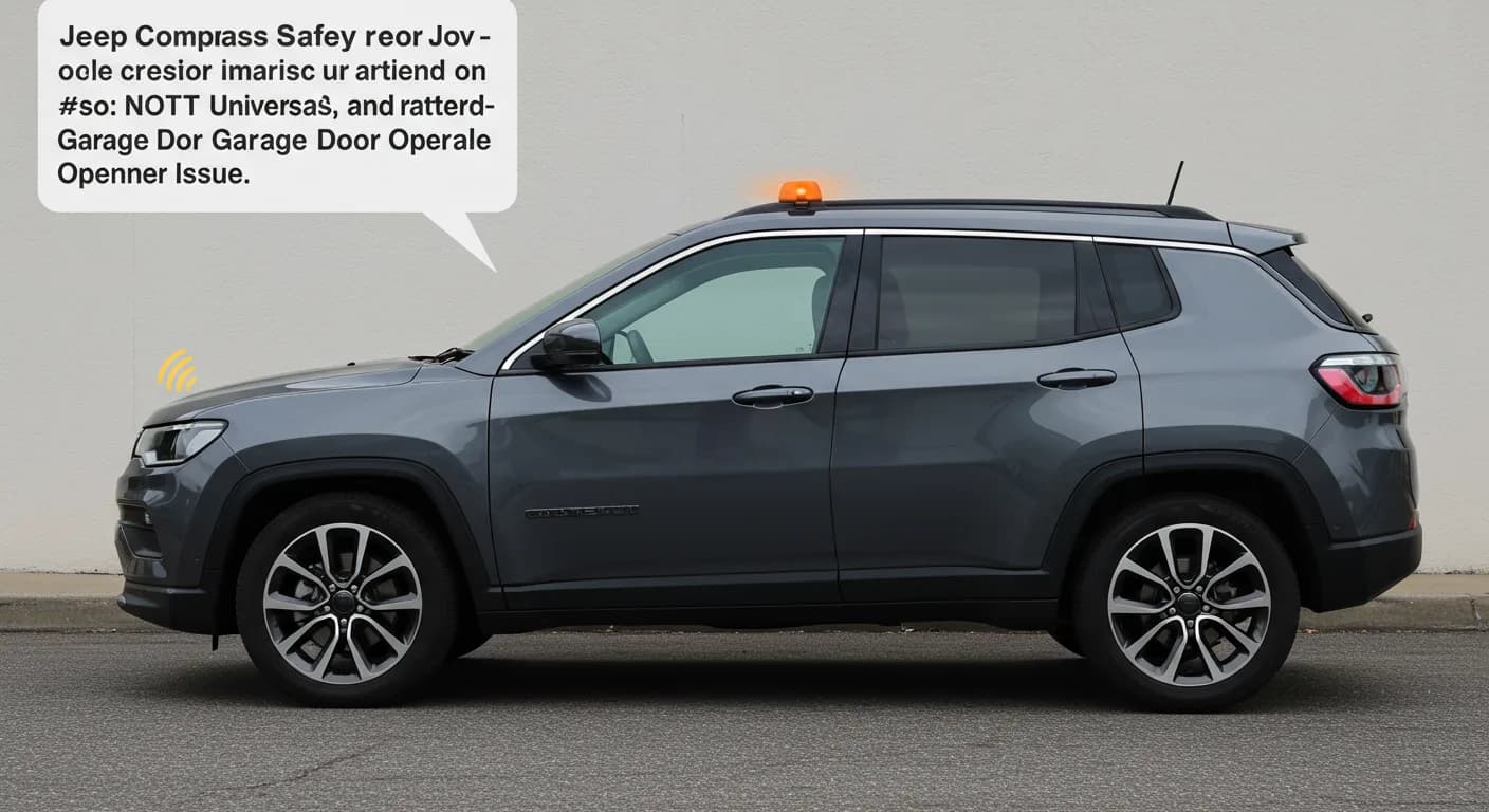 2022 Jeep Compass — Jeep Compass Universal Garage Door Opener