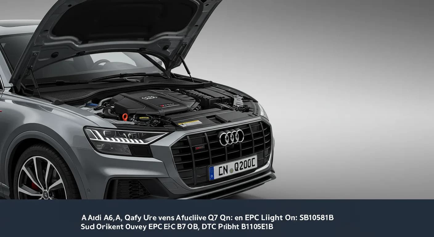 2022 Audi Q8 — Audi Q8 EPC light B10581B