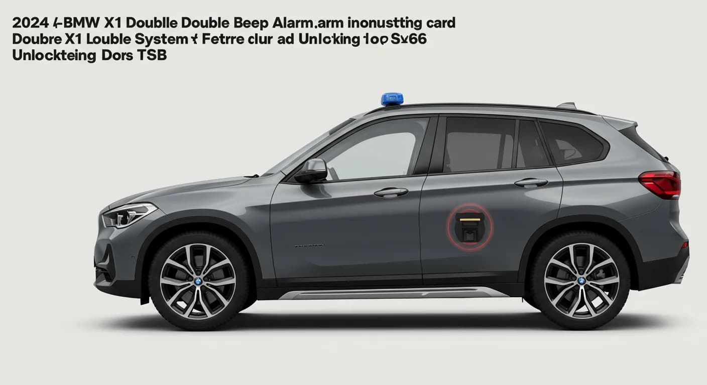 2024 BMW X1 — 2024 BMW X1 double beep alarm