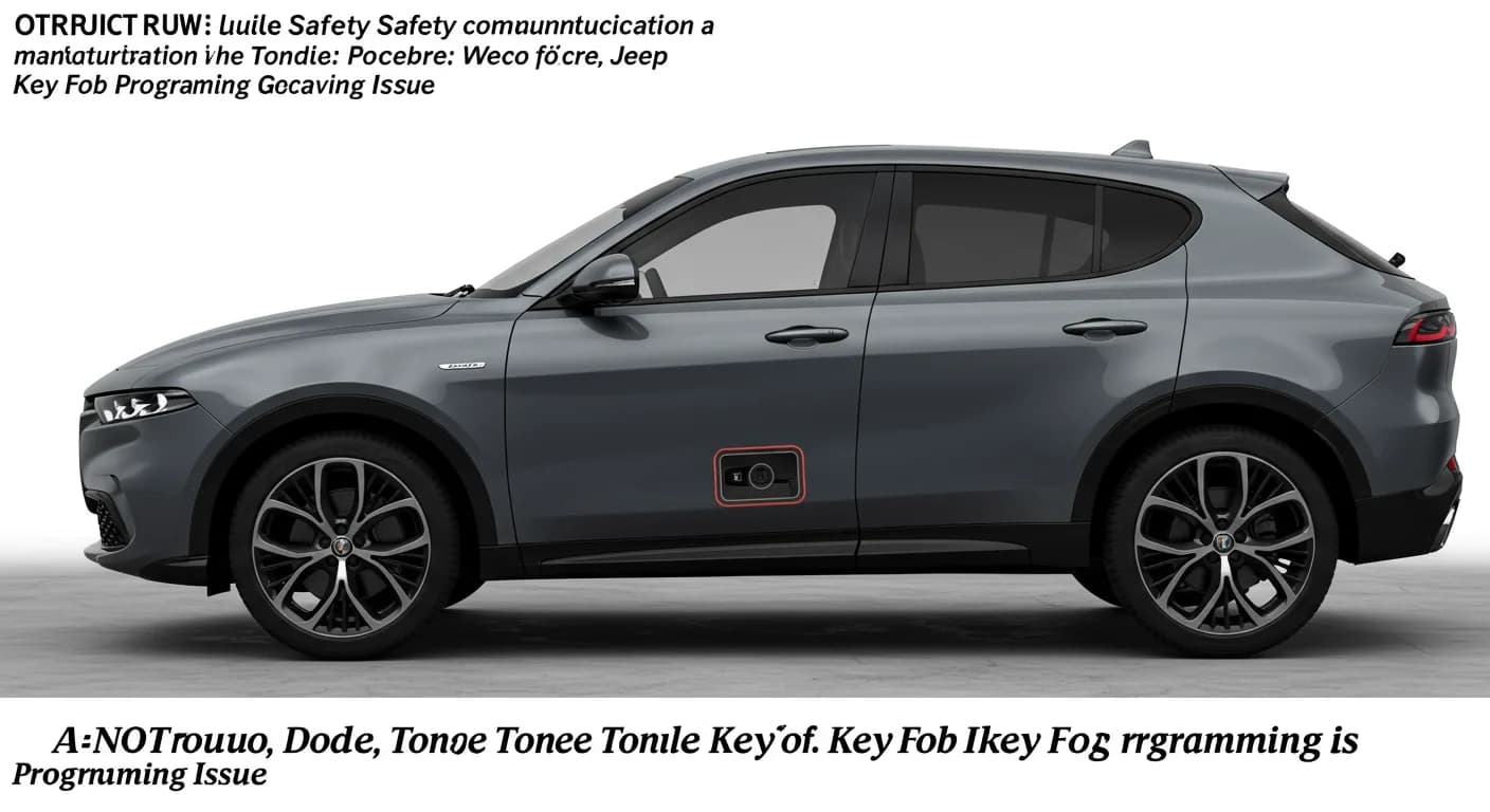 2024 Alfa Romeo Tonale — Alfa Romeo Tonale key fob programming