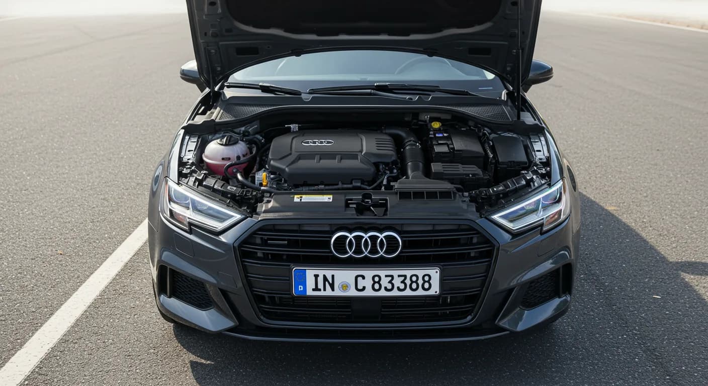 2022 Audi A3 — Audi A3 radiator blind fault