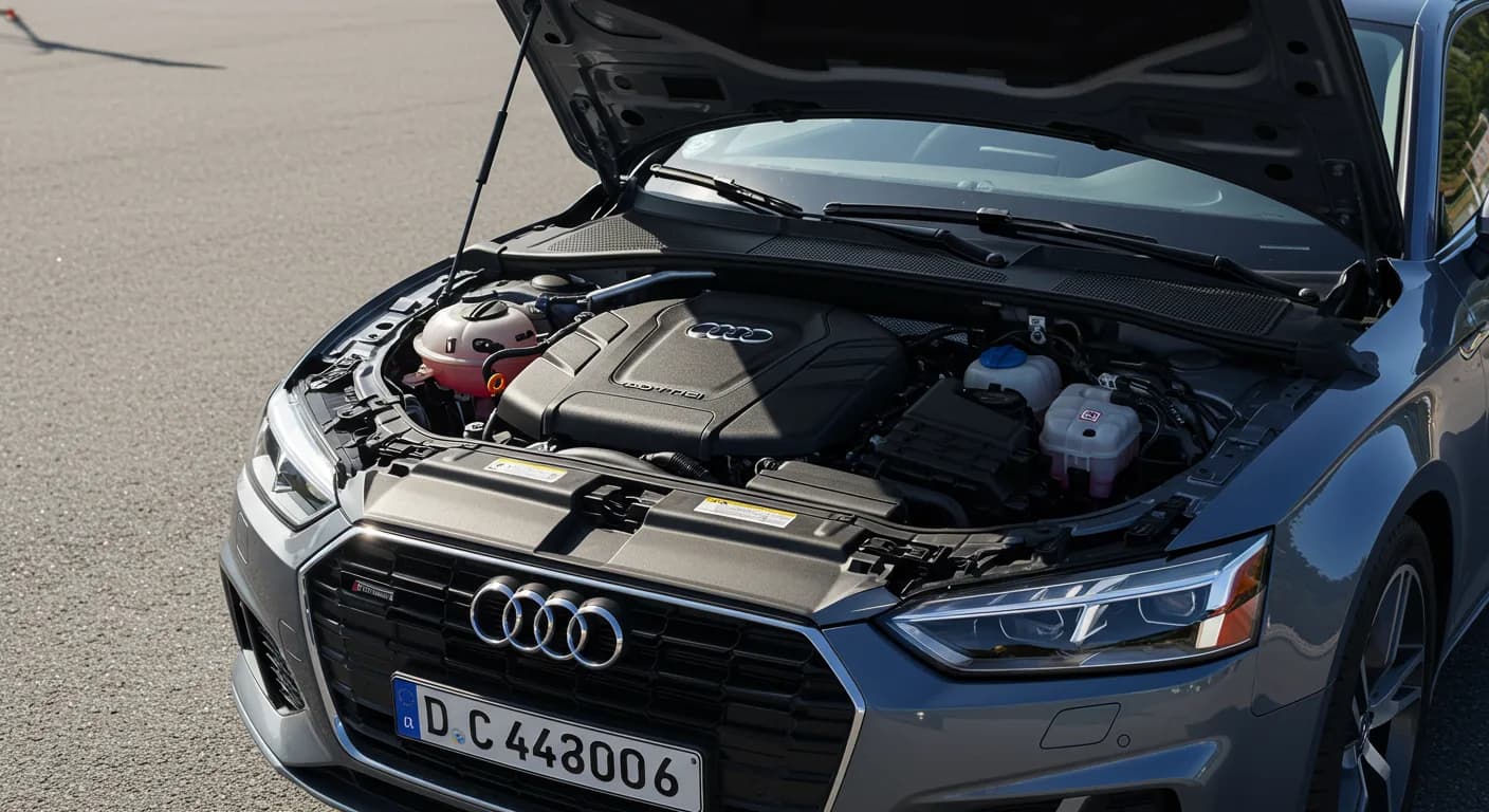 2025 Audi A5 — 2025 Audi A5 engine warning lamp