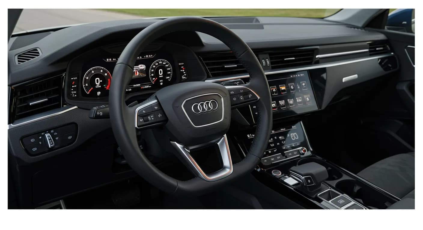 2022 Audi e-tron — Audi instrument cluster scratches