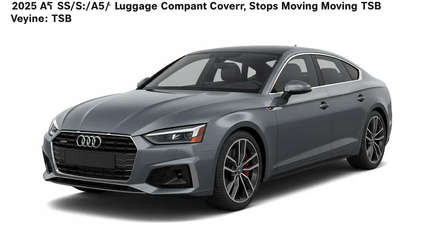 2025 Audi A5 — 2025 Audi A5 luggage compartment cover