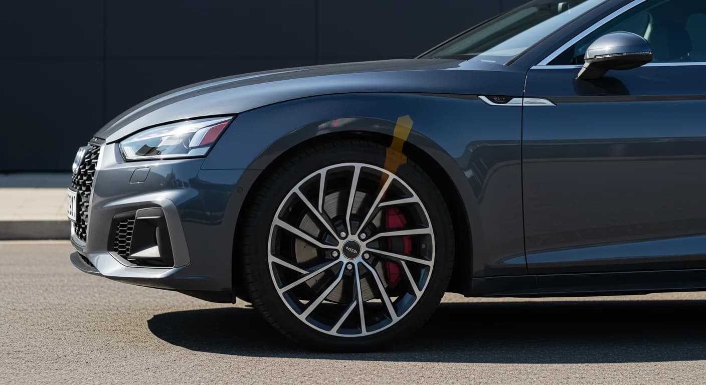 2022 Audi A5 — Audi lane departure steering input