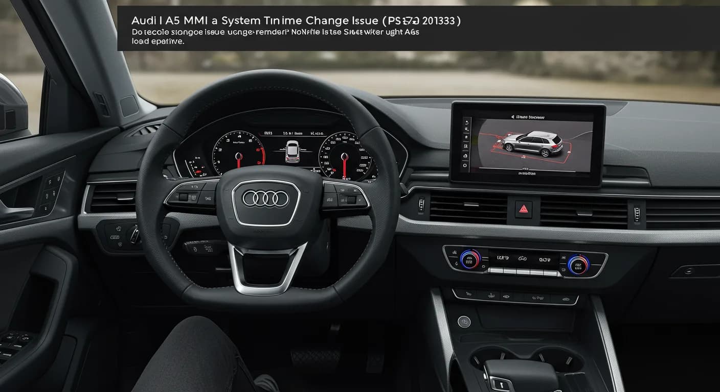 2025 Audi A5 — Audi A5 MMI time change