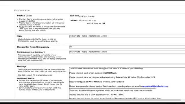 2024 Jeep Wrangler — manufacturer_communication document image 1