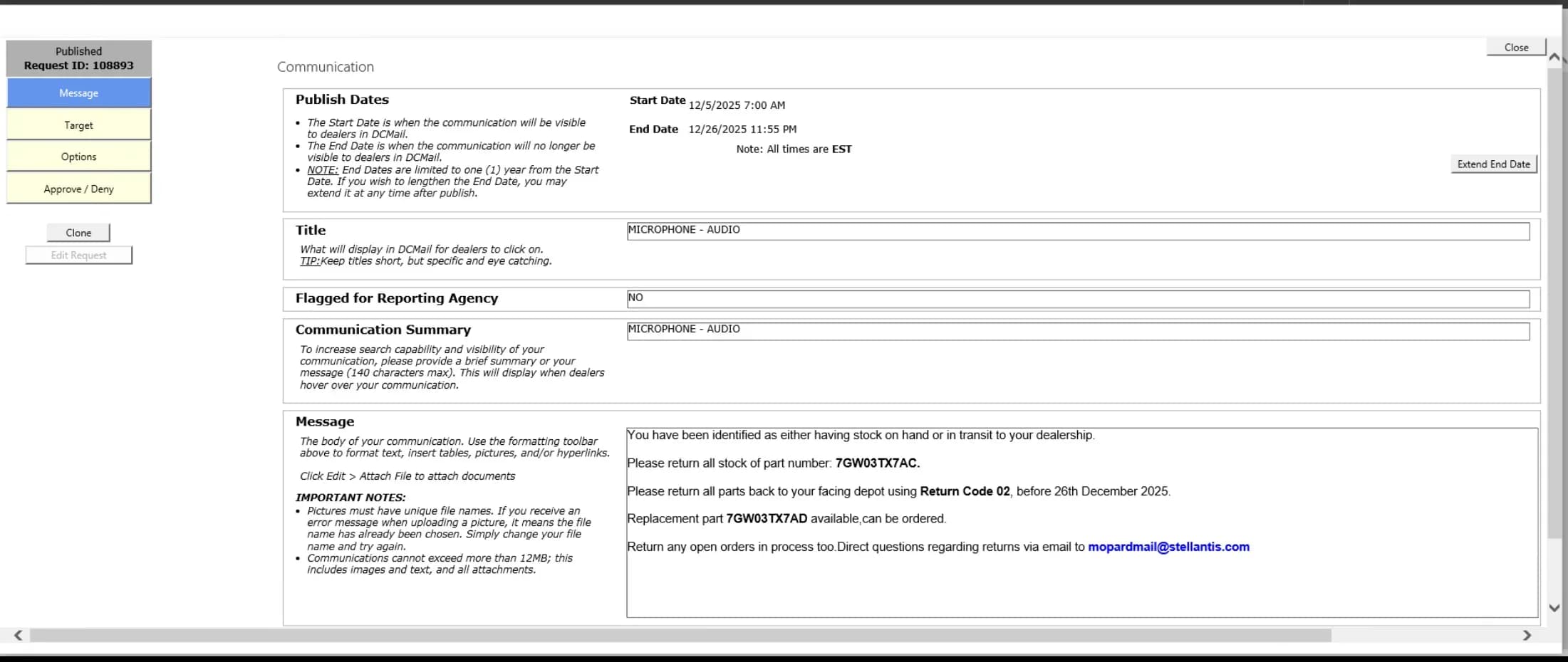 2026 Jeep Wrangler — manufacturer_communication document image 1