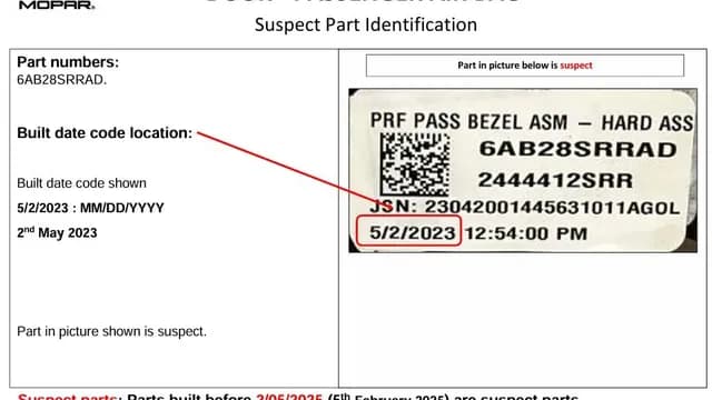 2023 Jeep Wrangler — manufacturer_communication document image 1