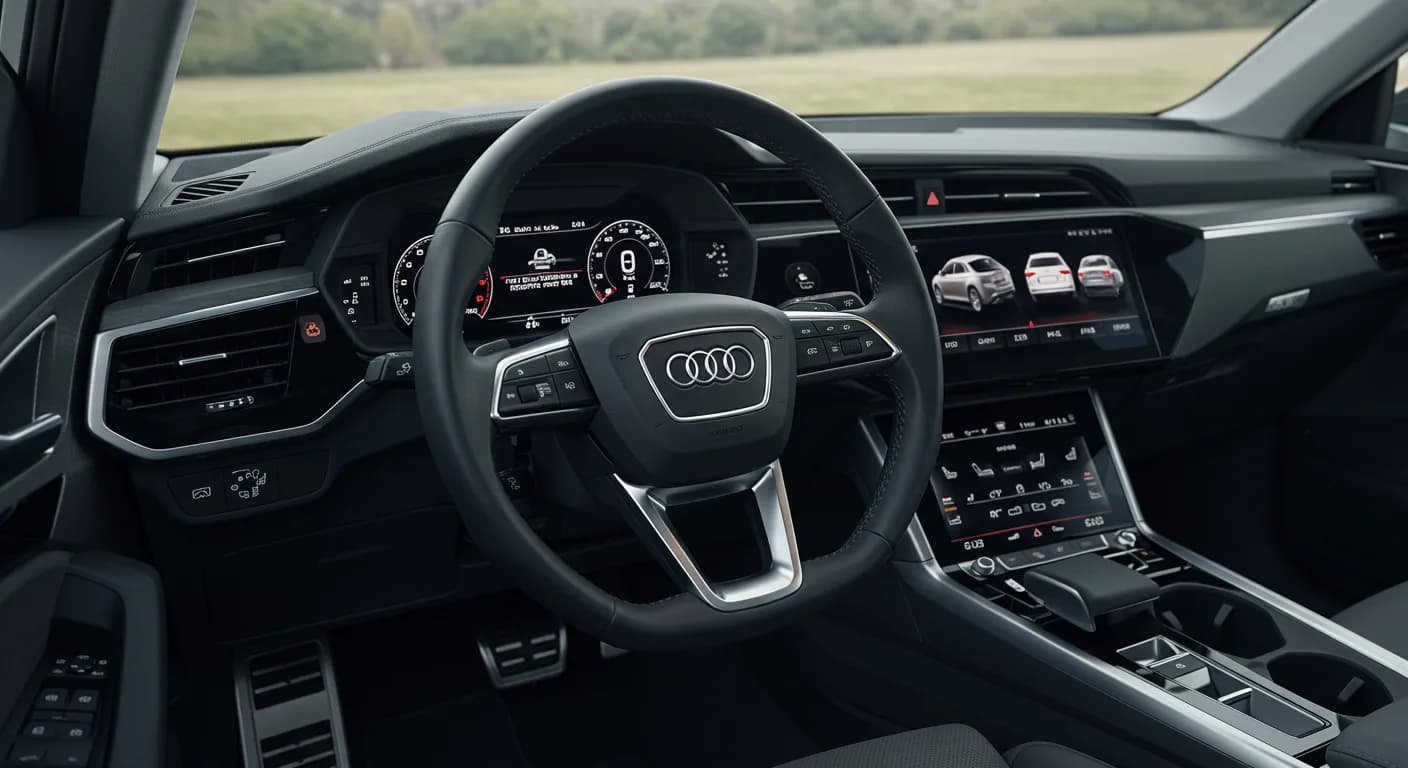 2023 Audi e-tron — Audi e-tron virtual cockpit pixel error