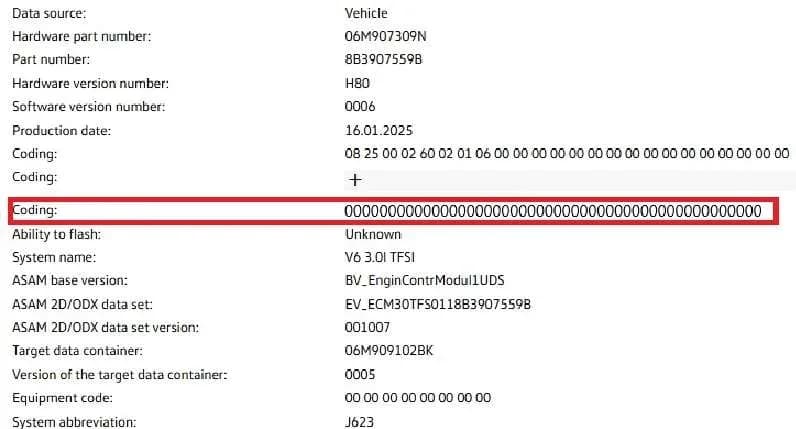 2025 Audi A5 — manufacturer_communication document image 1
