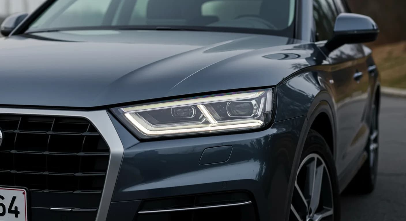 2025 Audi Q5 — Audi Q5 headlight defective