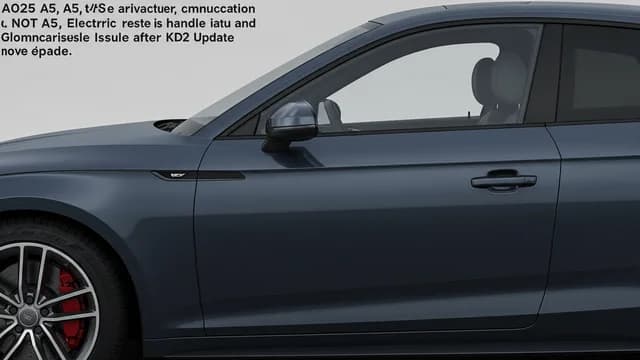 2025 Audi A5 — 2025 Audi A5 electric door handle