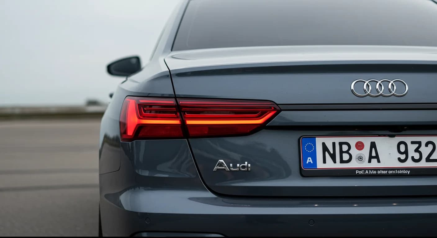 2026 Audi A6 — Audi A6 rear lid fault