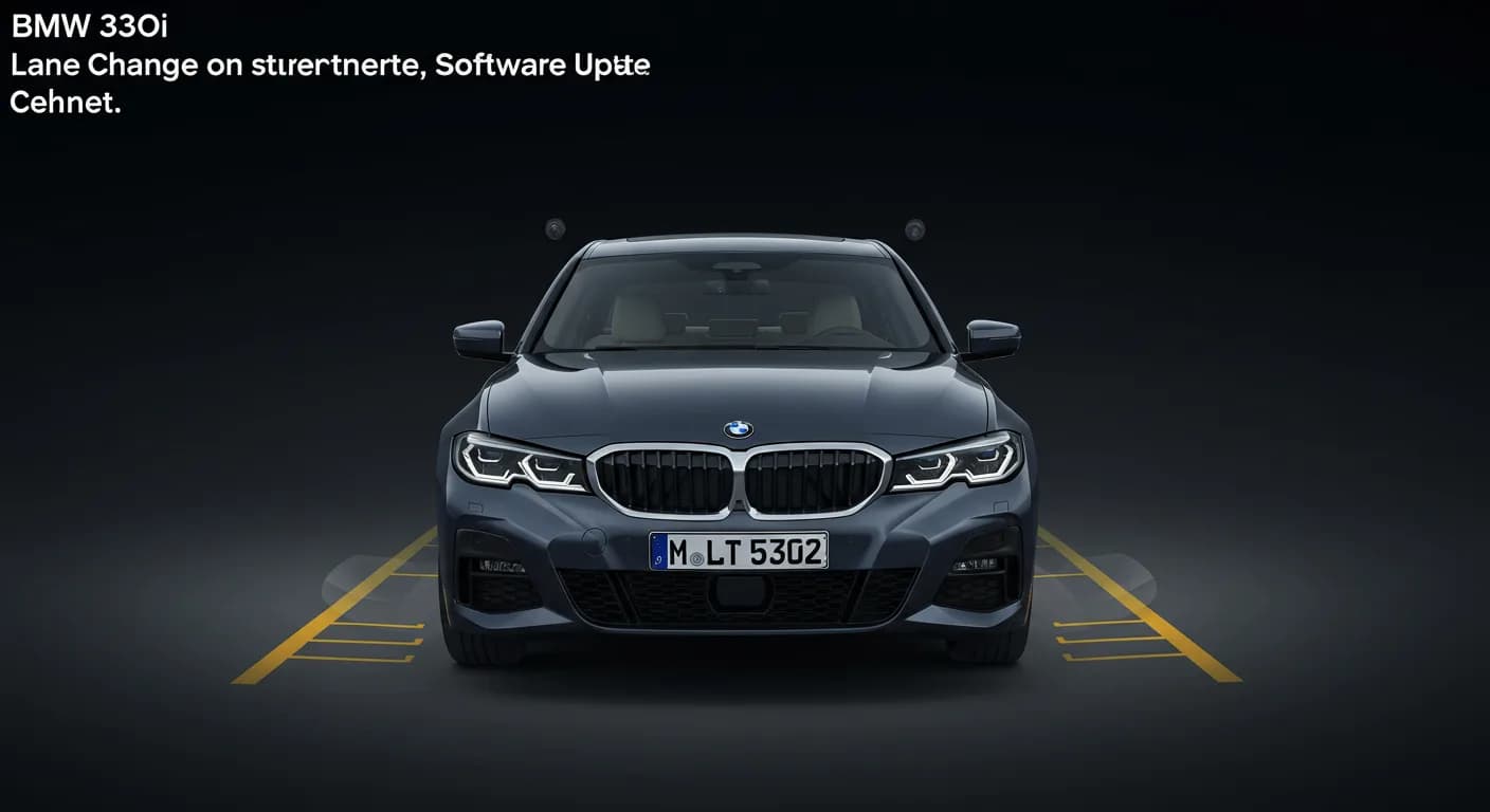 2025 BMW 330i — BMW 330i lane change warning