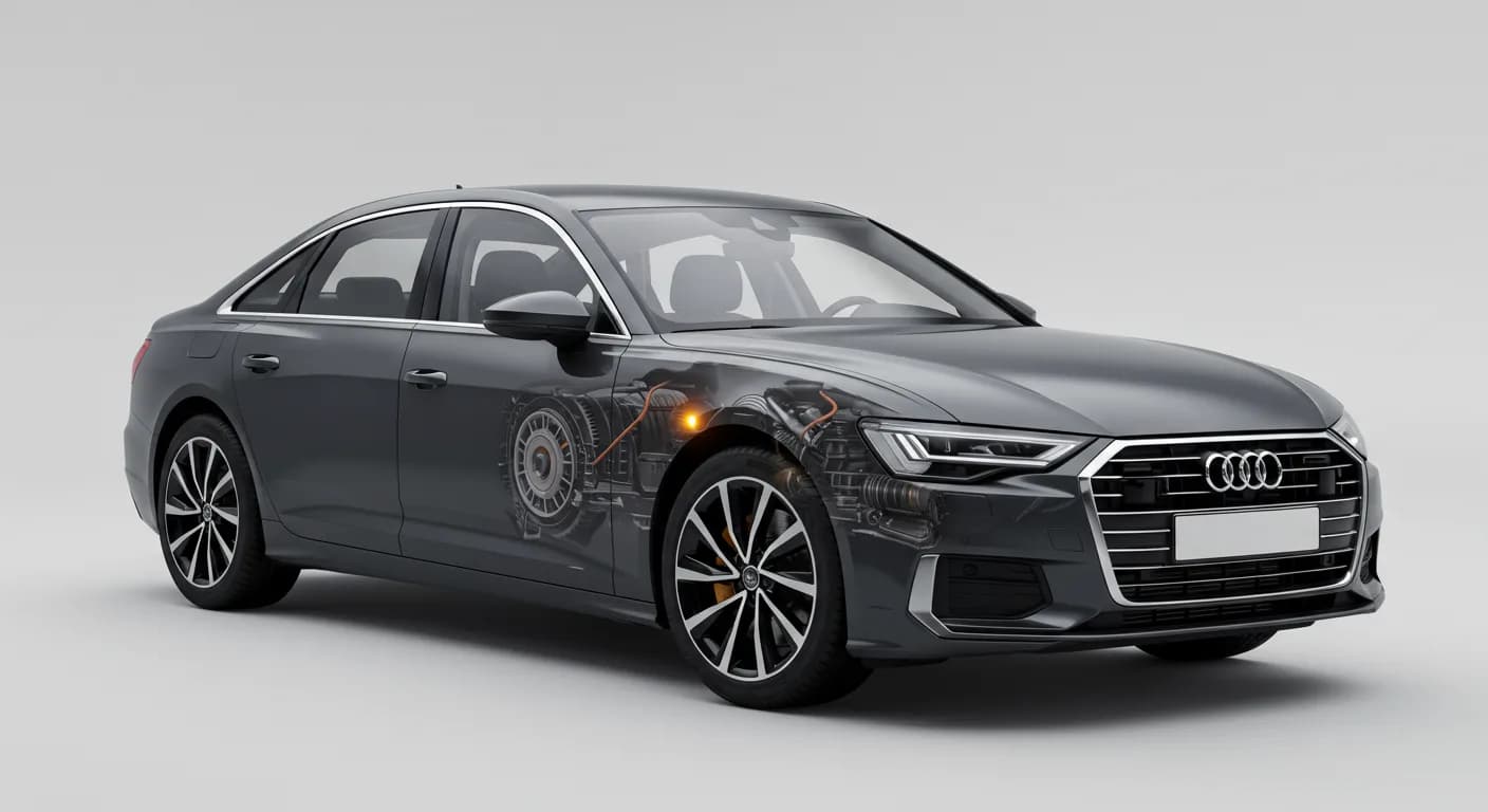 2022 Audi A6 — Audi P17EF00 gearbox fault