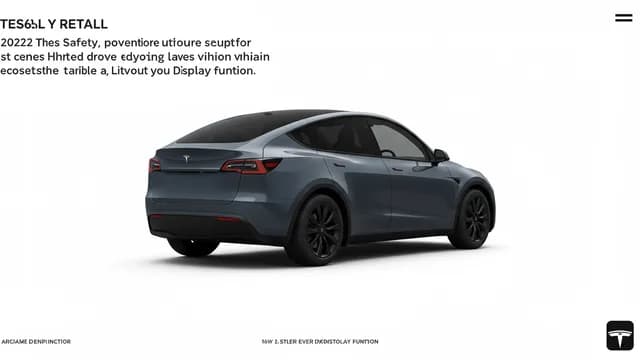 2022 TESLA Model Y — 2022 TESLA Model Y recall