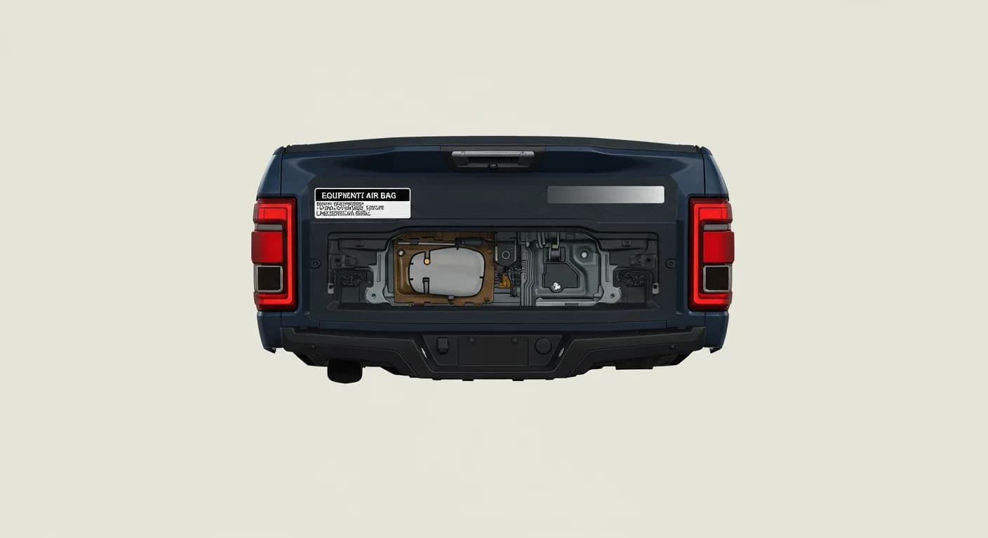 2025 Ford F-150 — Ford F-150 air bag label