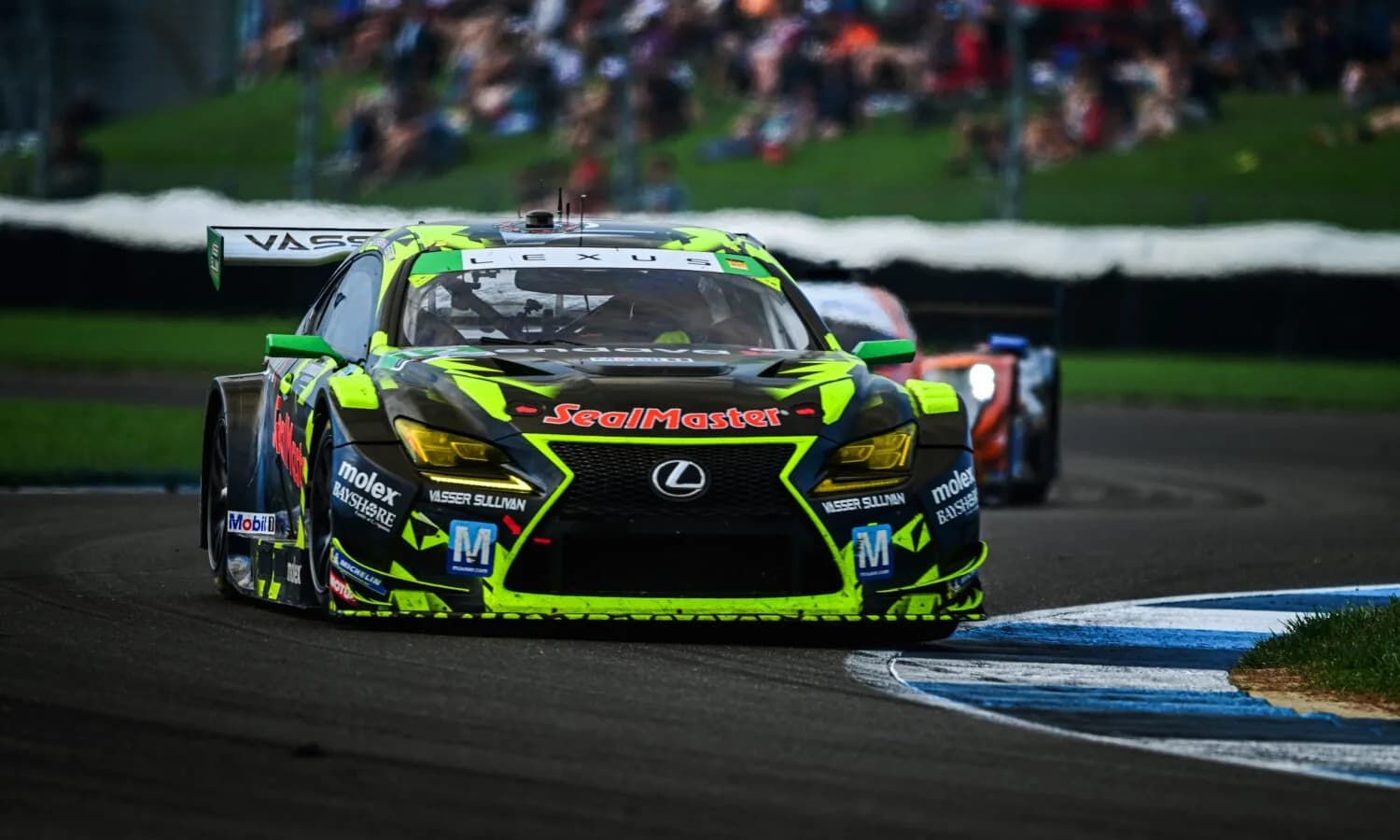 NO. 14 LEXUS RC F GT3 FINISHES FIFTH IN INDIANAPOLIS