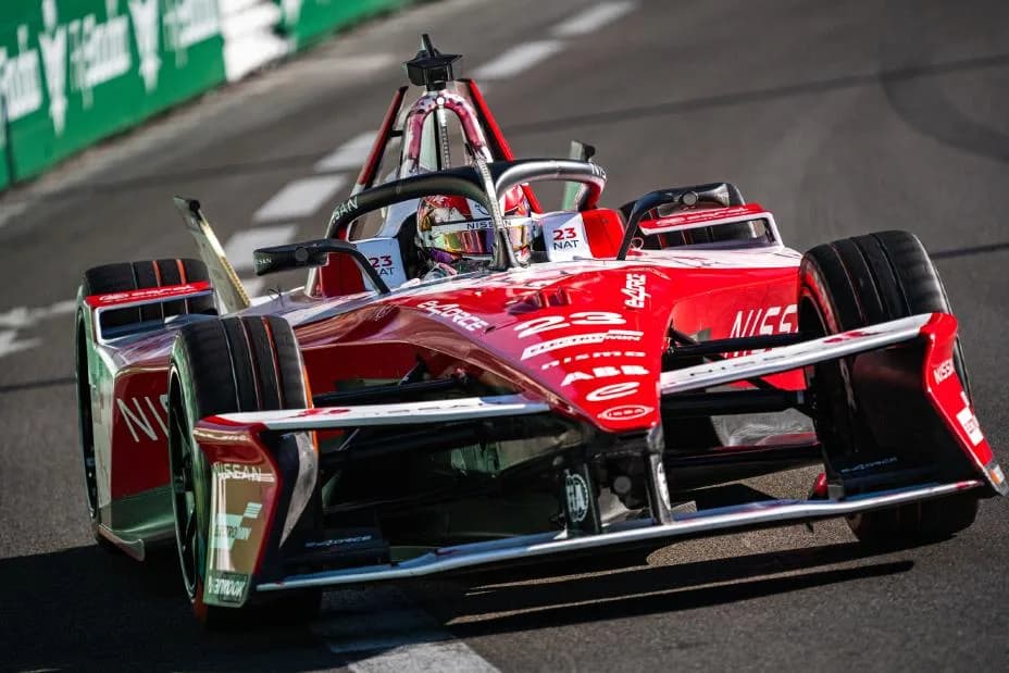 Norman Nato turns into a left hand corner in Monaco