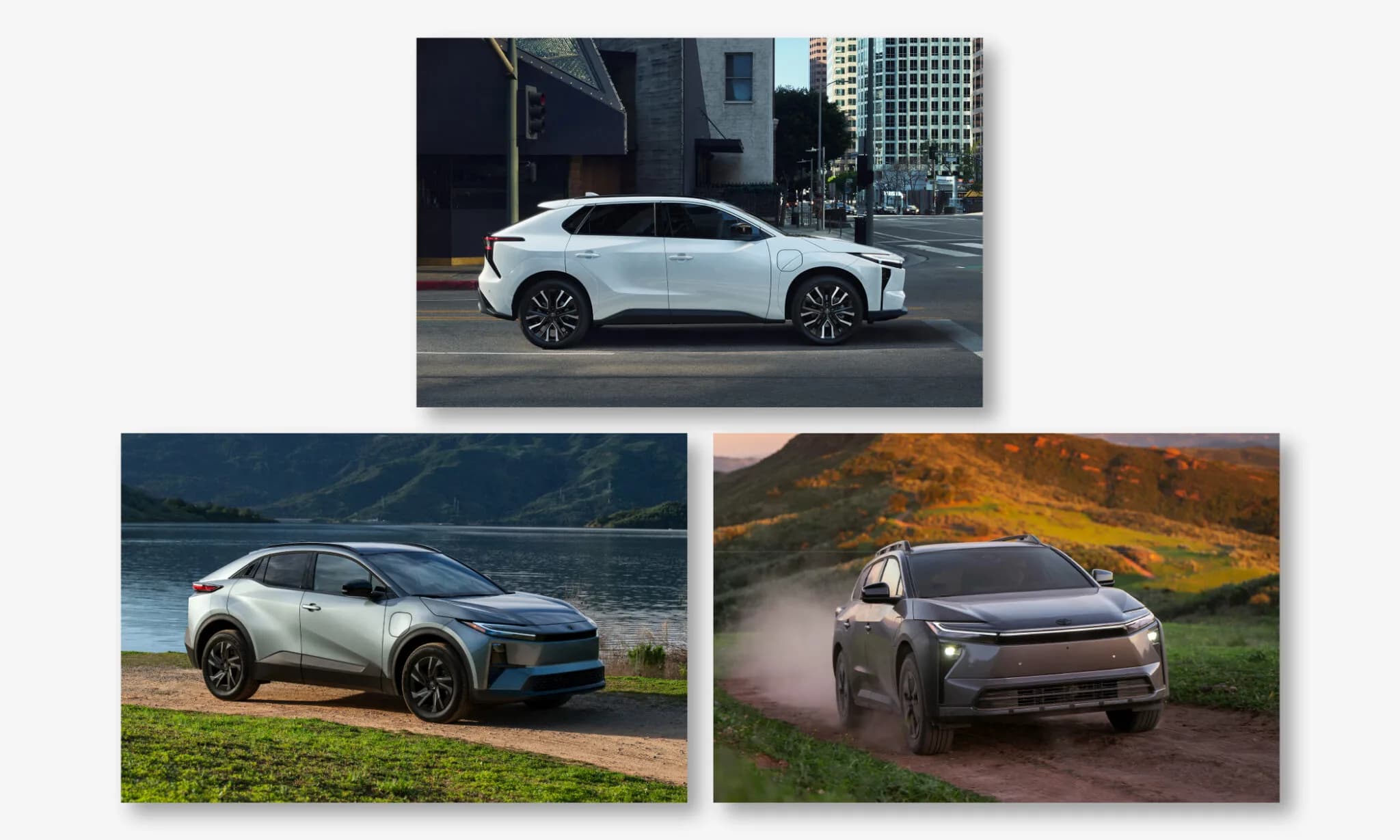Inside Three of Toyota’s Battery Electric Vehicles: What Makes Each Model Special