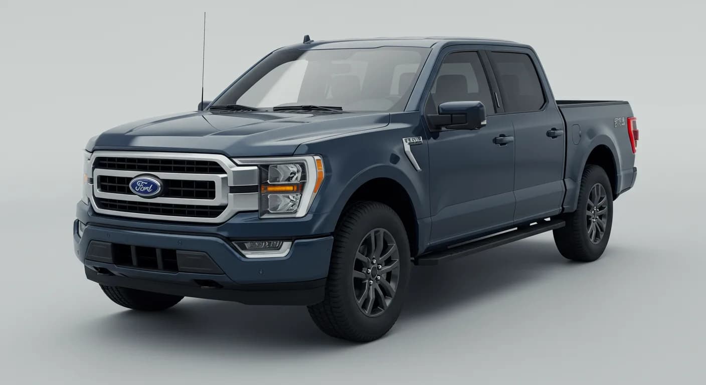 2023 FORD F-150 safety profile — editorial illustration
