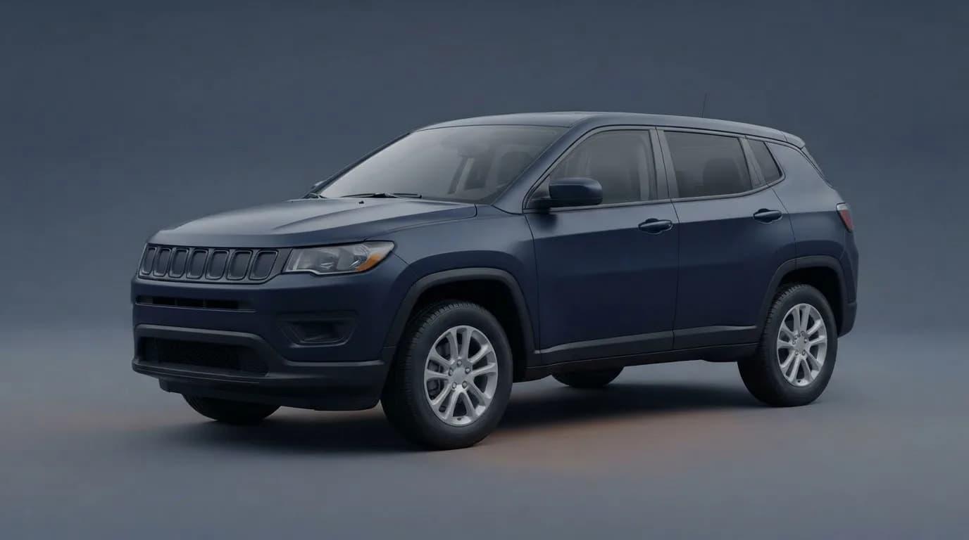 2022 JEEP Compass safety profile — editorial illustration