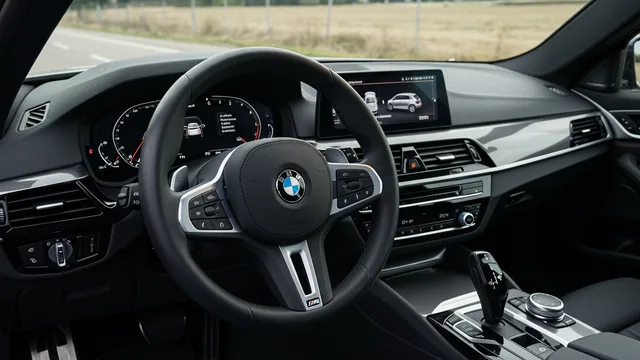 2021 BMW 530i — BMW instrument cluster black screen