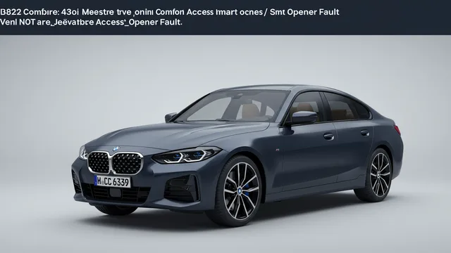 2022 BMW 430i — 2022 BMW 430i manufacturer_communication