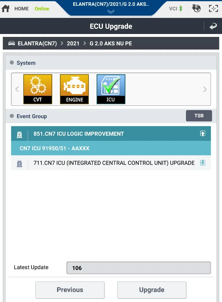 2022 Hyundai Elantra — manufacturer_communication document image 1