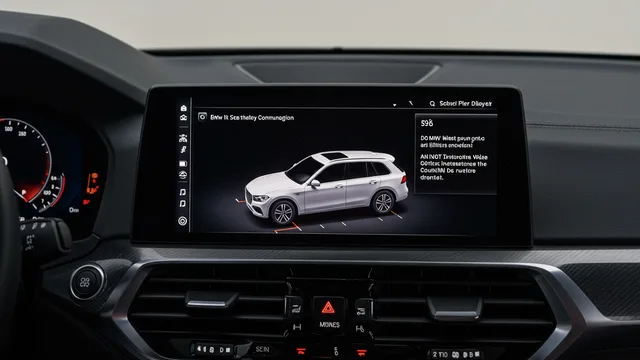 2022 BMW X3 — BMW X3 infotainment white spots