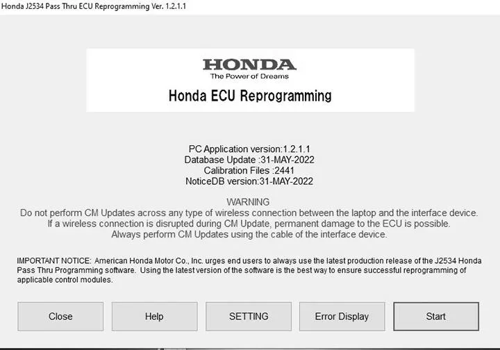 2022 Honda Civic — manufacturer_communication document image 2