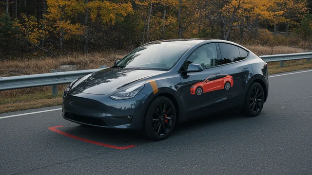 2021 TESLA Model Y — Tesla Model Y braking alerts
