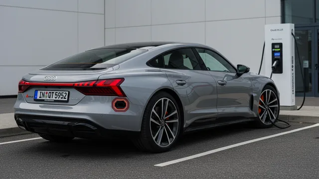 2023 Audi e-tron GT — Audi e-tron GT high-voltage connector