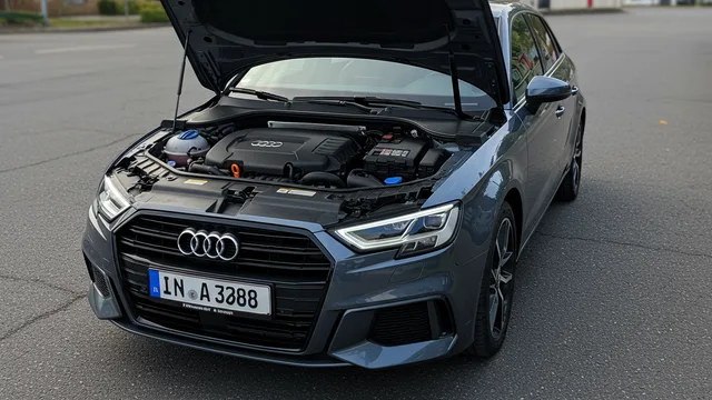 2024 Audi A3 — 2024 Audi A3 engine cover missing