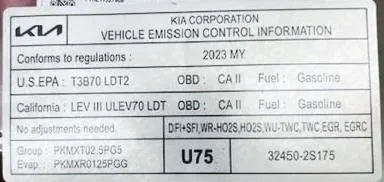 2023 Kia Sportage — manufacturer_communication document image 1