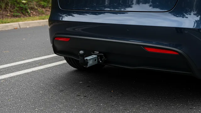 2021 TESLA Model Y — Tesla Model Y tow hitch retrofit