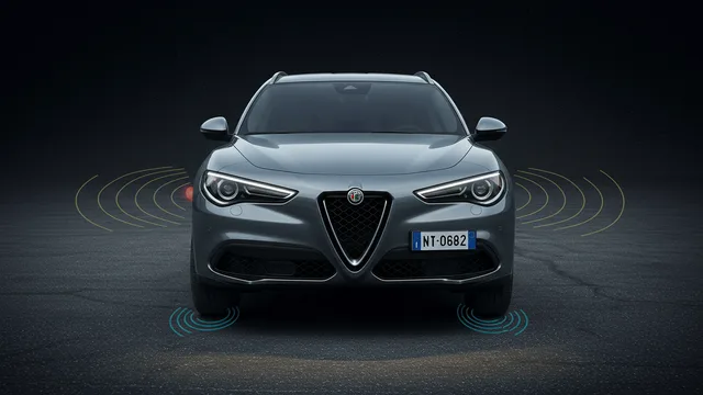 2023 Alfa Romeo Stelvio — Alfa Romeo Stelvio FCW ACC warning