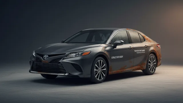 2024 TOYOTA Camry — Toyota Camry iron particle rust