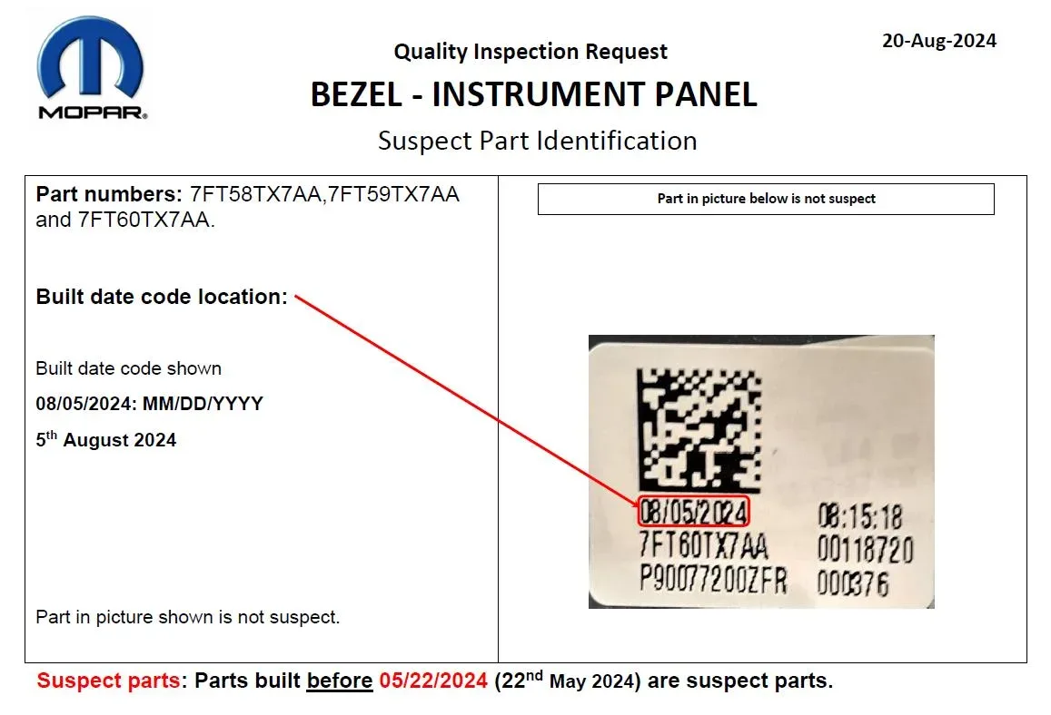 2025 Jeep Wrangler — manufacturer_communication document image 1