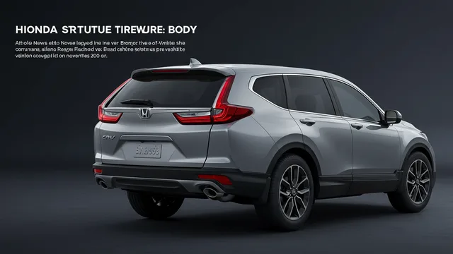 2023 Honda CR-V — Honda CR-V rear door weatherstrip