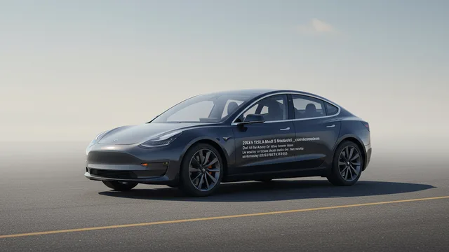 2023 TESLA Model 3 — 2023 TESLA Model 3 manufacturer_communication
