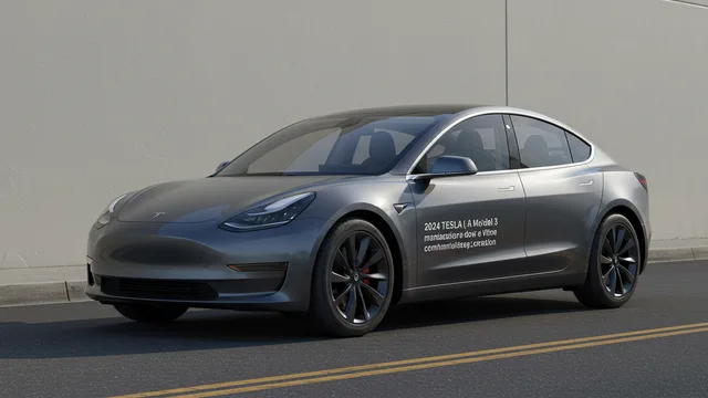 2024 TESLA Model 3 — 2024 TESLA Model 3 manufacturer_communication