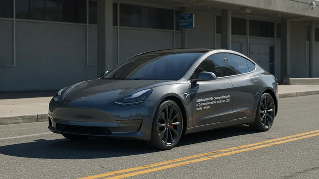 2024 TESLA Model 3 — 2024 TESLA Model 3 manufacturer_communication