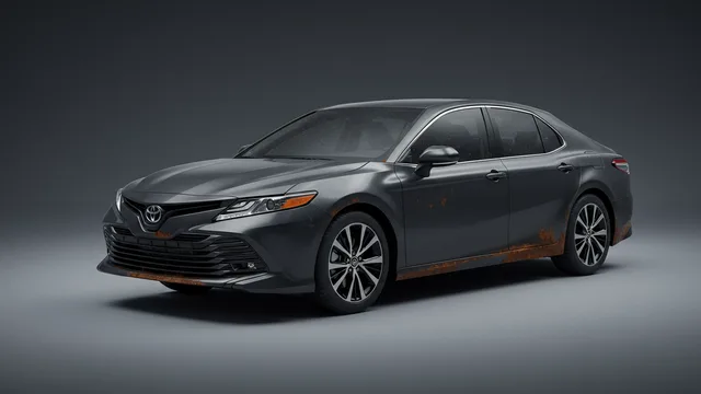 2025 TOYOTA Camry — Toyota Camry iron particle rust