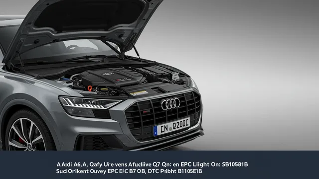2022 Audi Q8 — Audi Q8 EPC light B10581B