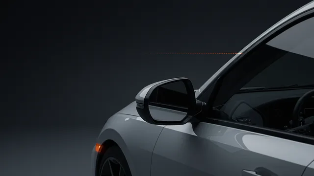 2023 Honda Civic — Honda rearview mirror bracket loose