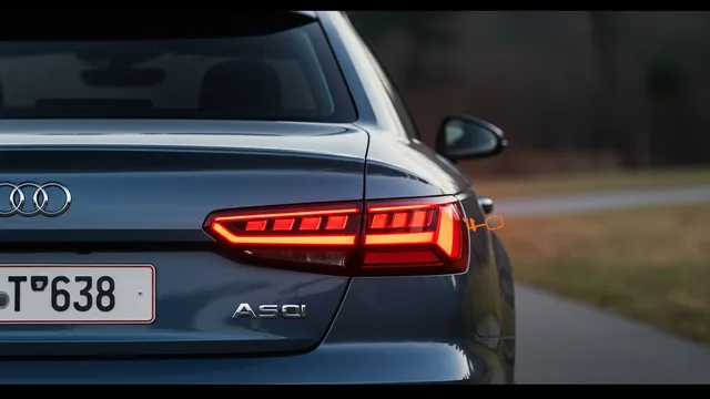 2021 Audi A4 — 2021 Audi A4 tail lamp warning