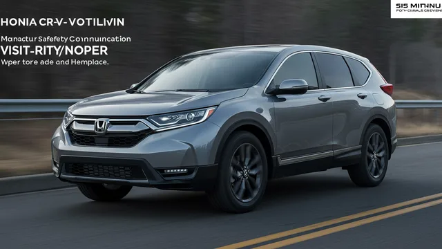2024 Honda CR-V — Honda CR-V wiper inop