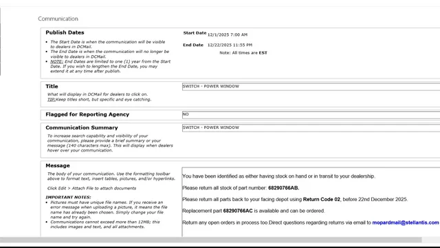 2023 Jeep Wrangler — manufacturer_communication document image 1